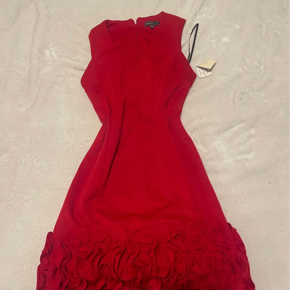 NWT Elegant Red Dress Donna Rico